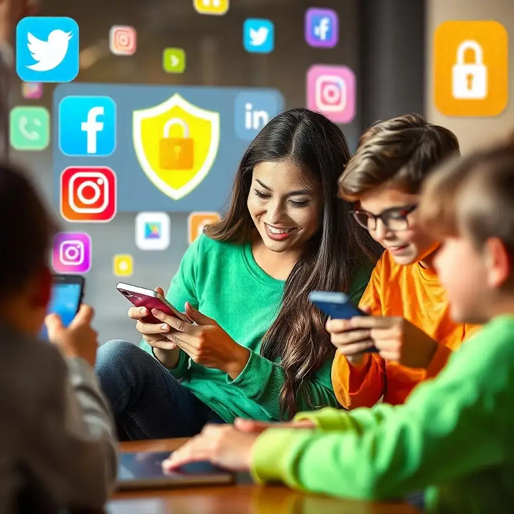 students using social media carefully