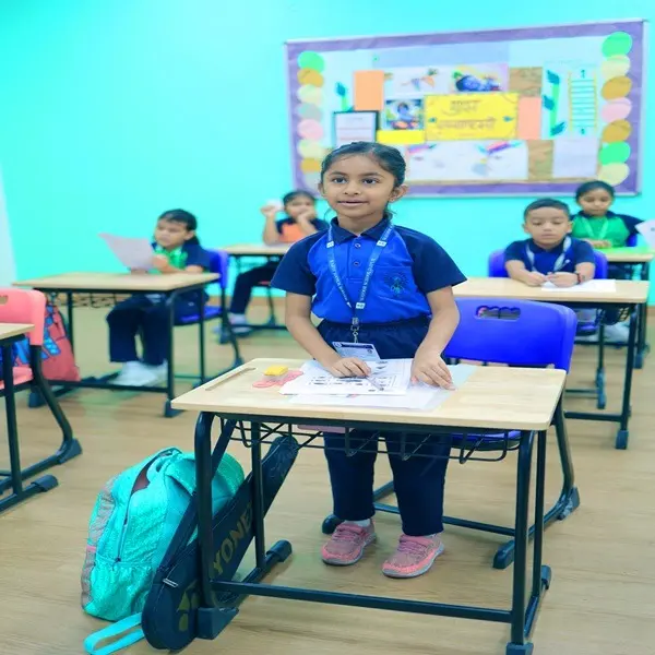 student is using AI in his tablet for study purpose