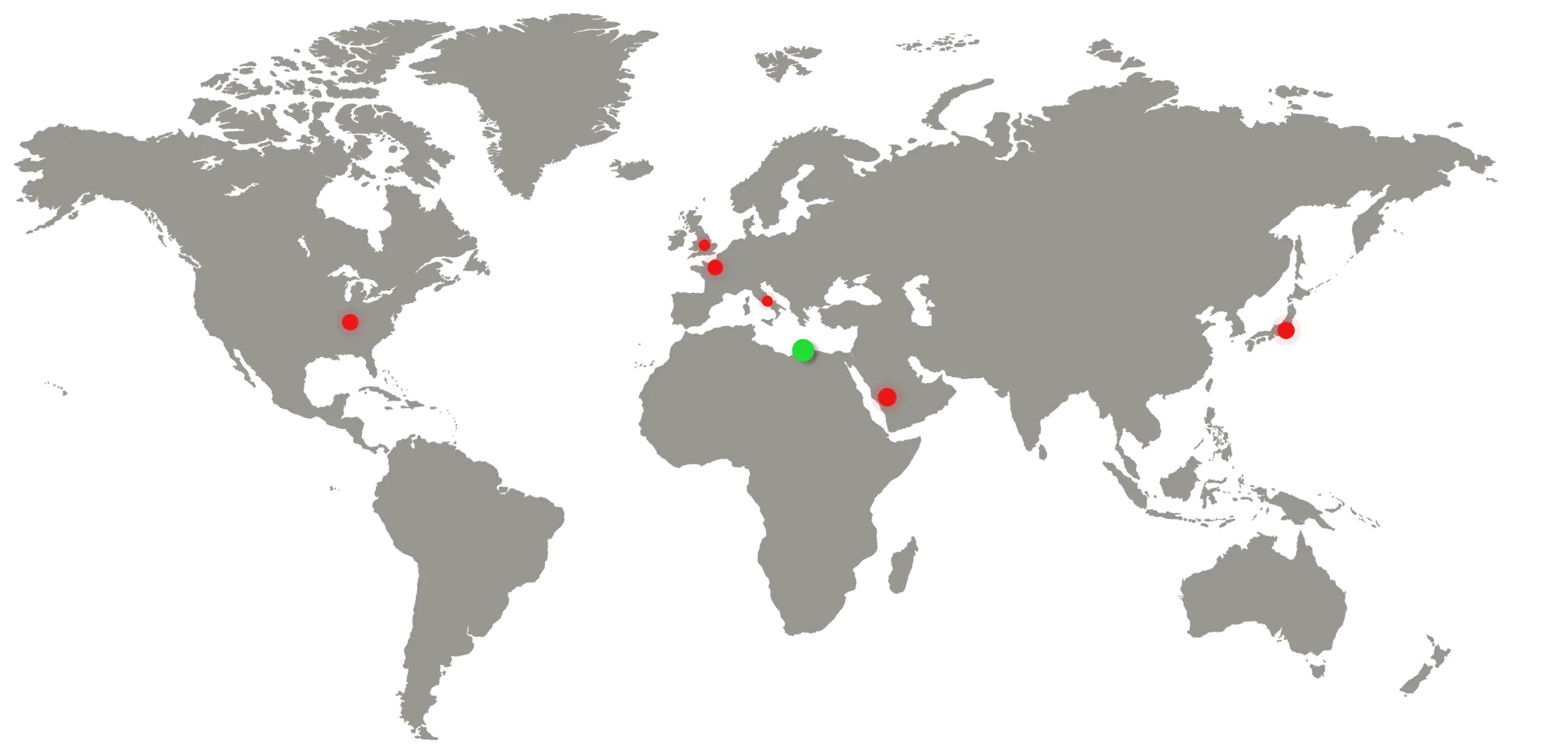 World Map with Clocks